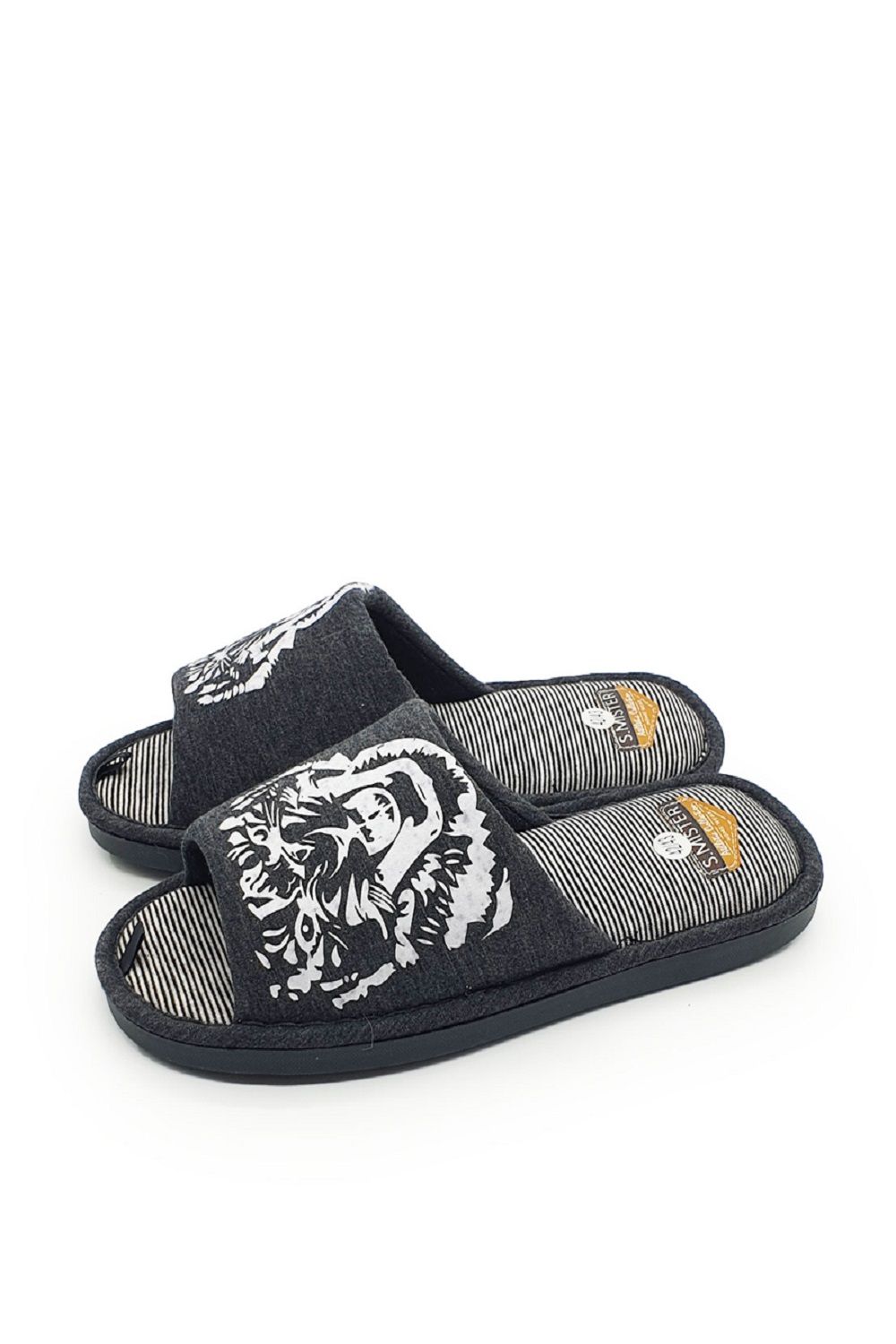 Туфли комнат. муж. 351-105-01 отк - черный