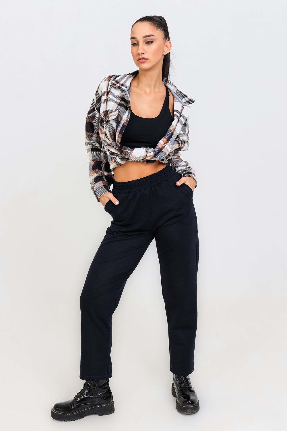 Брюки 21565 - темно-синий