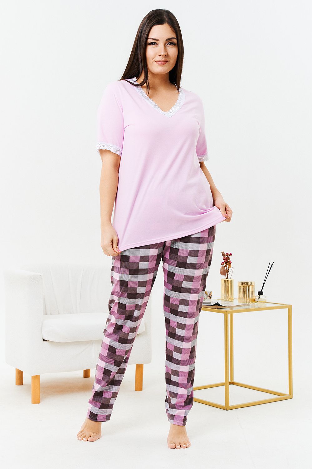 Пижама 83501 - розовый