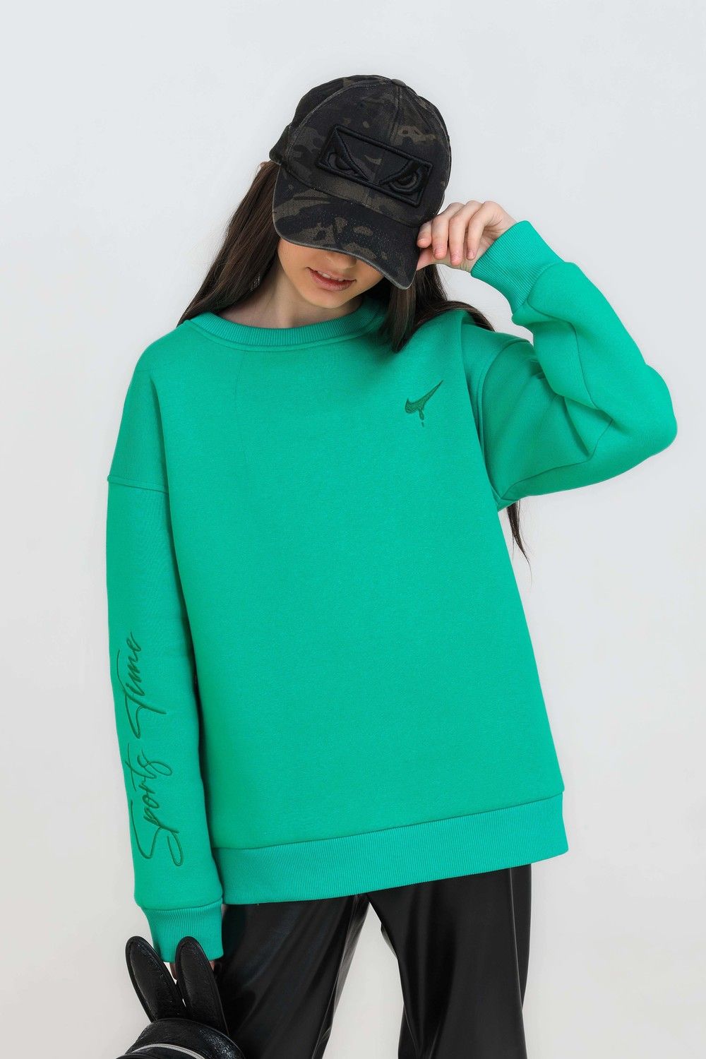 Свитшот 1576 - зеленый