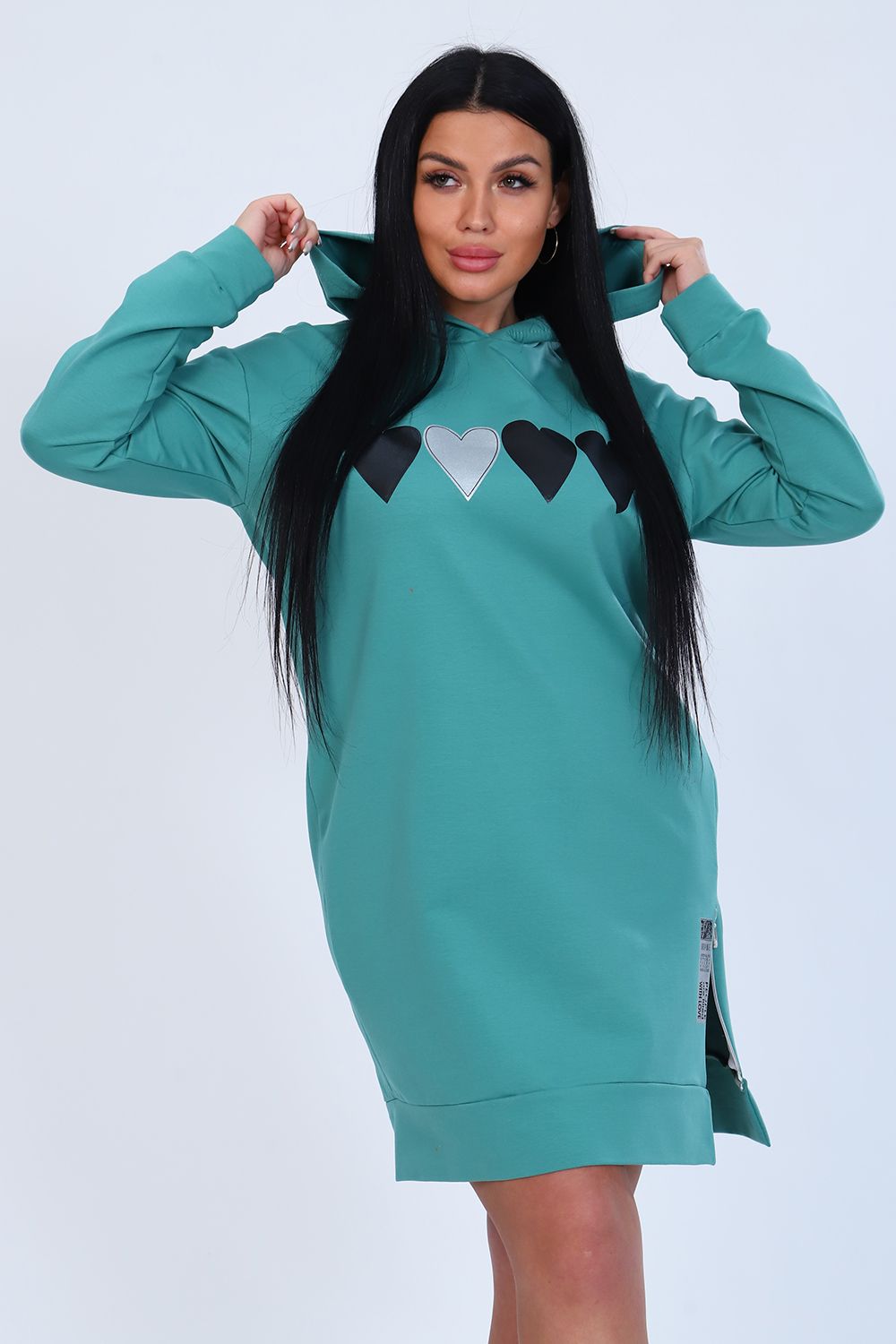 Туника 82010 - малахит