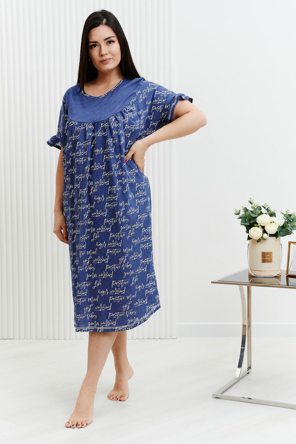 Сорочка 9173 - джинс