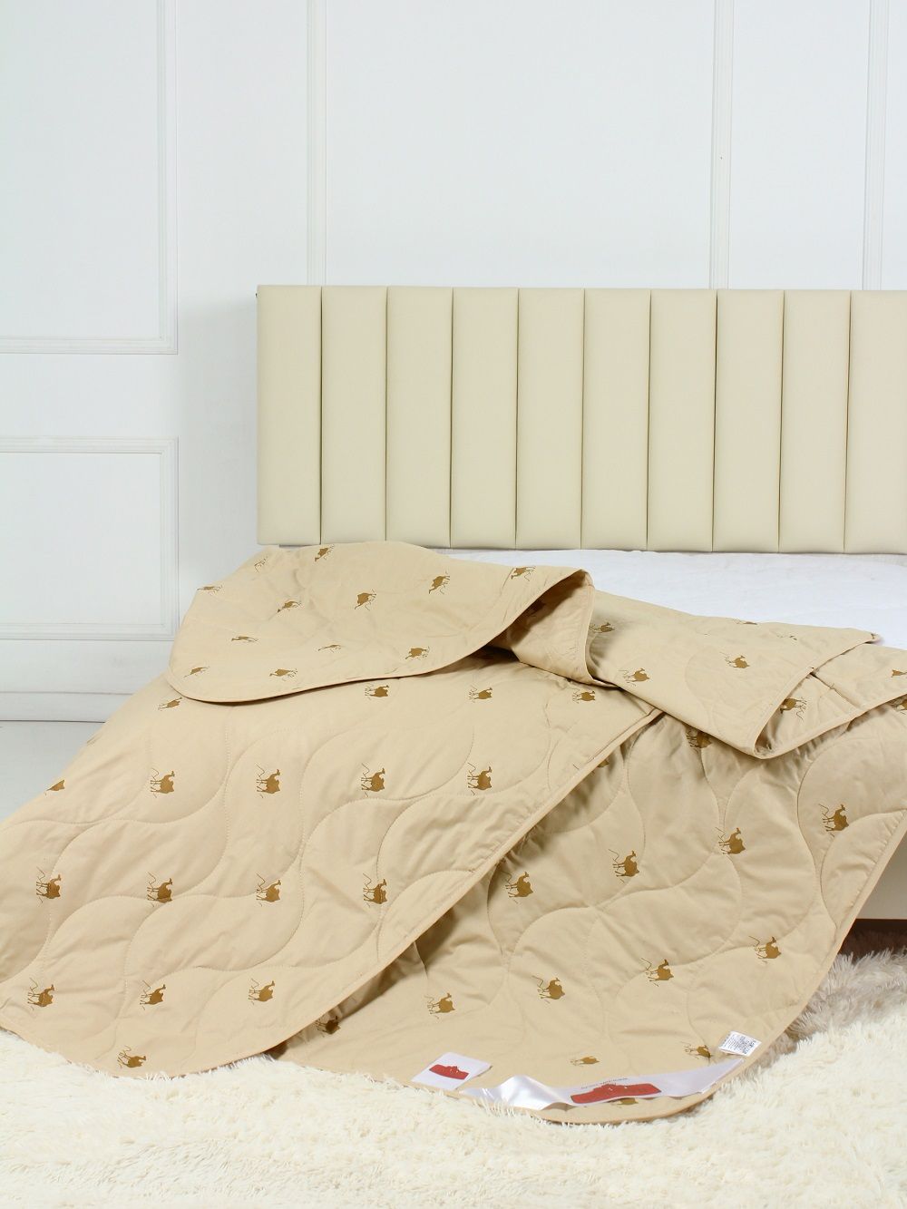 123 Одеяло Premium Soft Летнее Camel Wool (верблюжья шерсть)