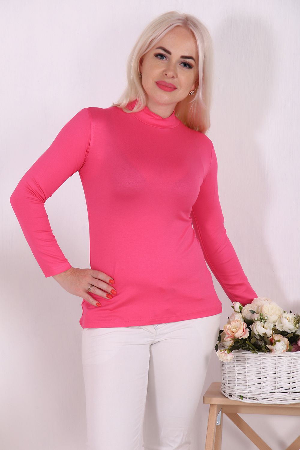Водолазка 17504 - розовый