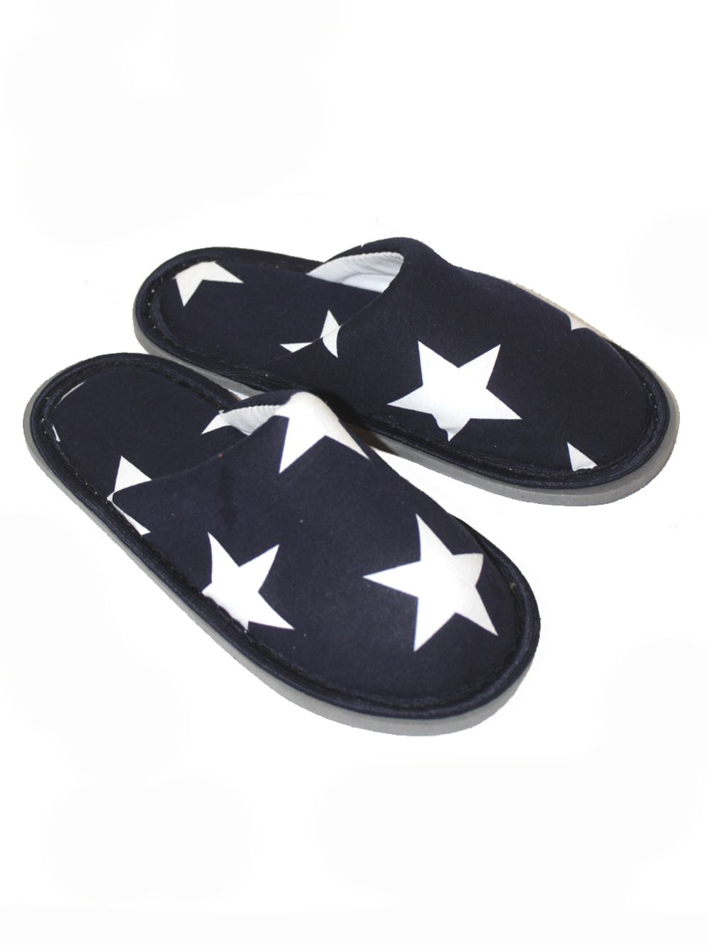 Тапочки домашние С-6ЖМ-МР - звезды/синий