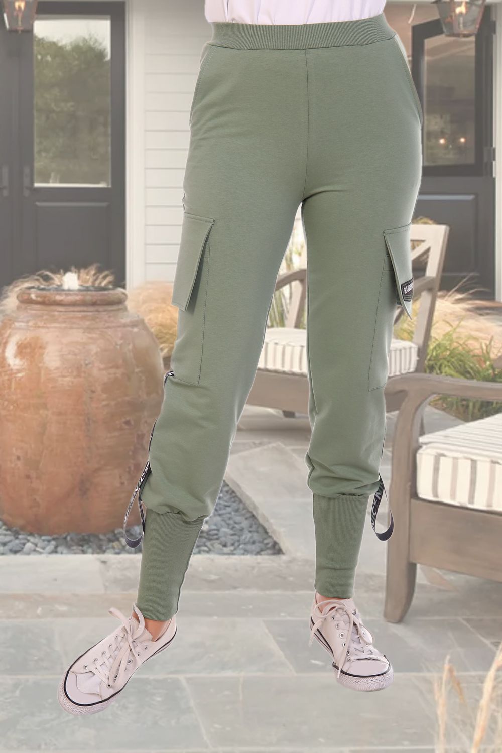 Брюки 4631 - оливковый