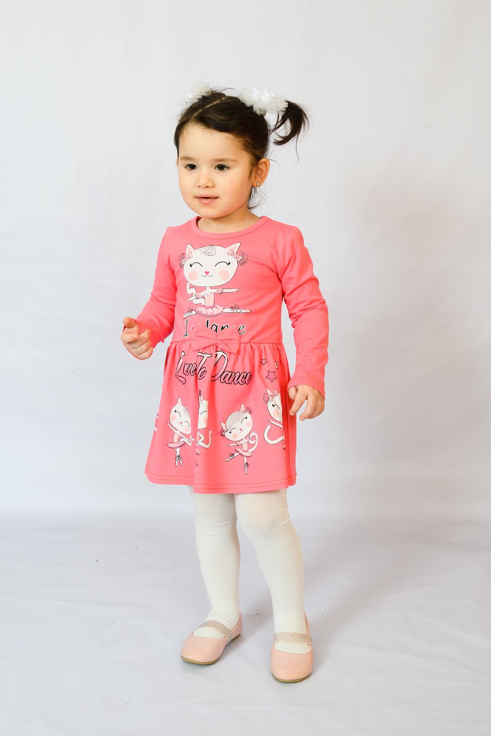 Платье 83008 детское - темно-розовый