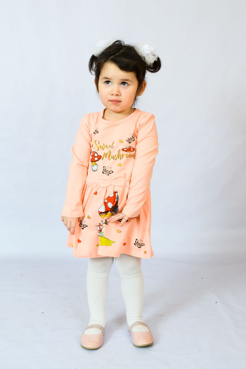 Платье 83004 детское - персик