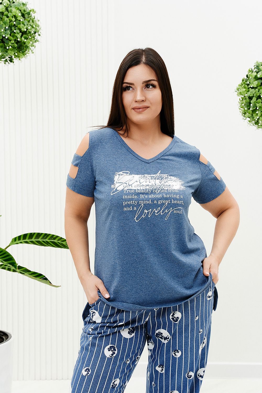 Туника 9146 - джинс