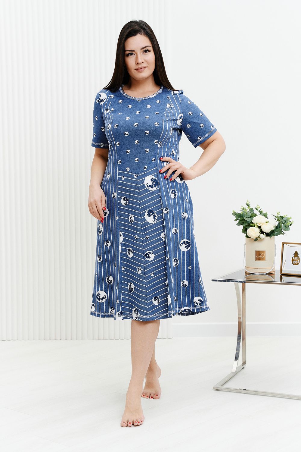 Платье 9141 - джинс