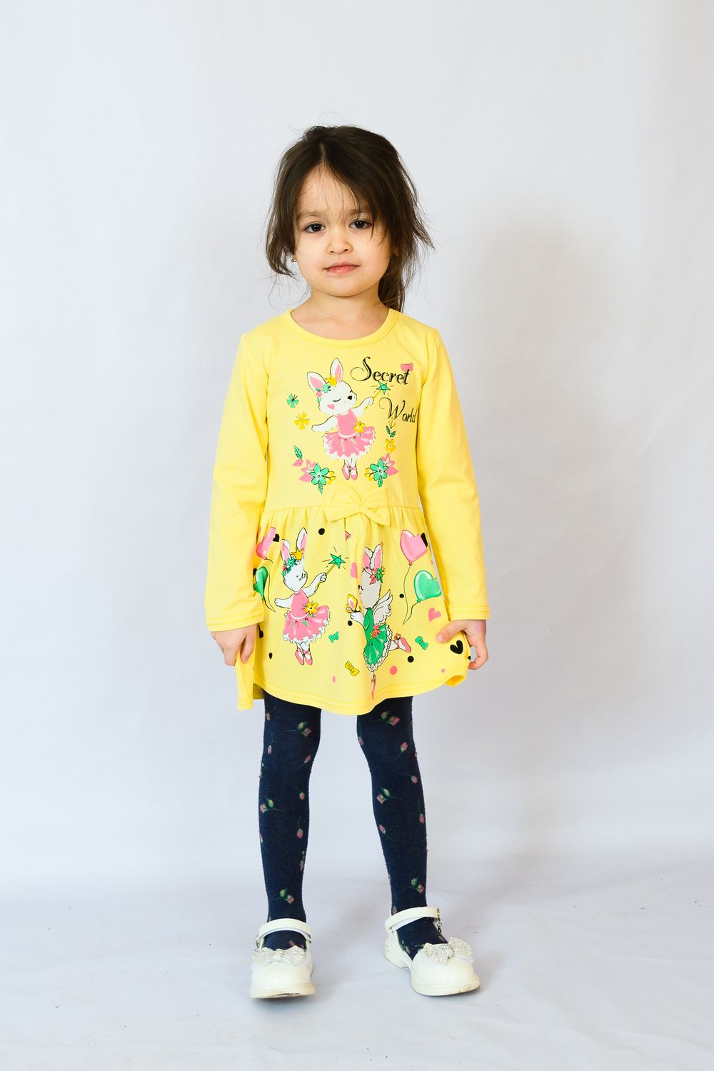 Платье 83003 детское - желтый