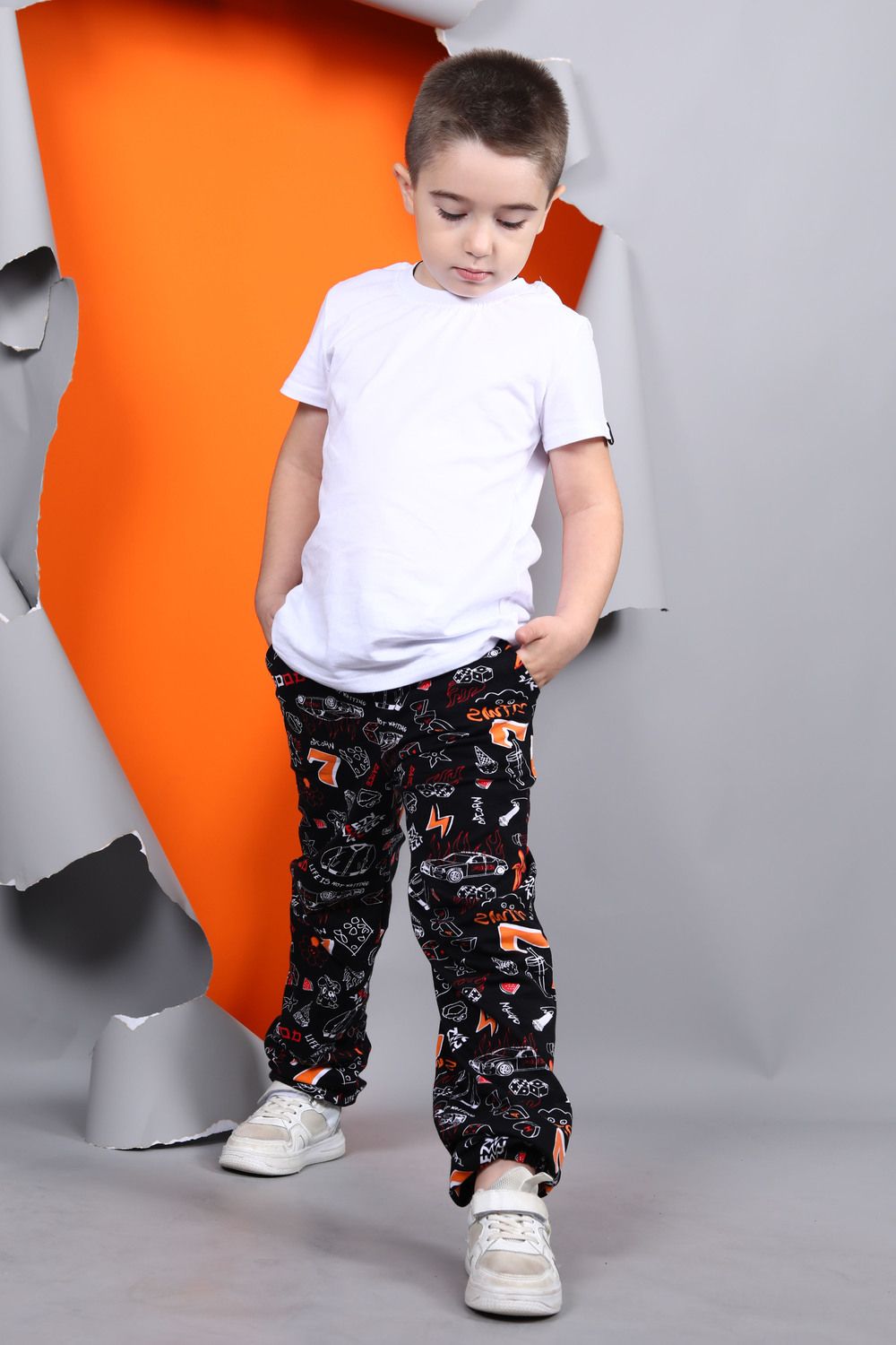 Брюки 15445 детские - черный