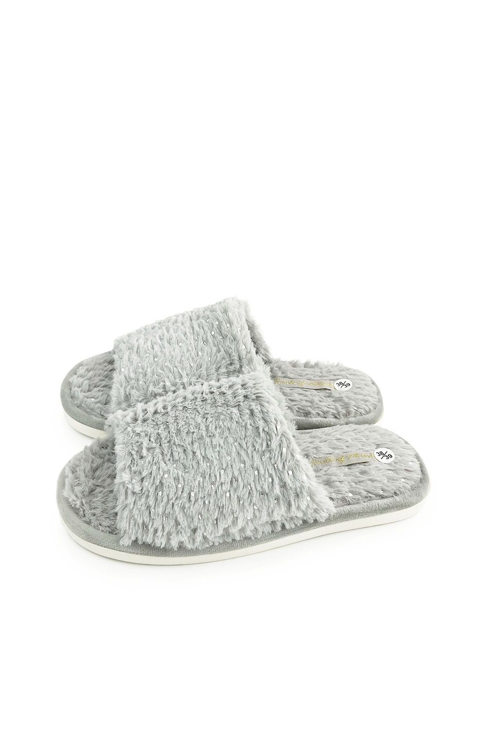 Туфли комнат. жен. 352-172-18.2 отк - серебро