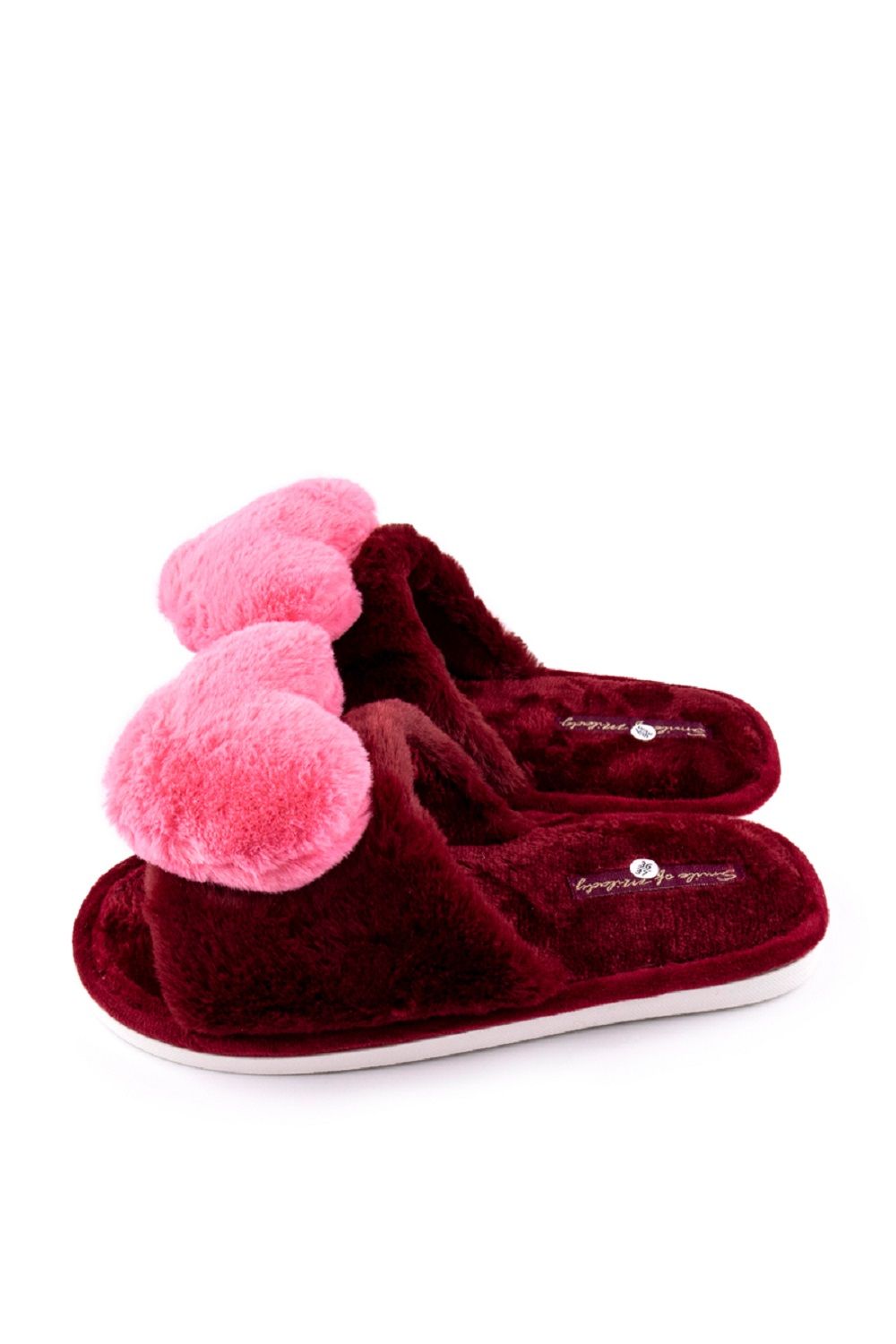 Туфли комнат. жен. 352-186-17.07 отк - бордовый