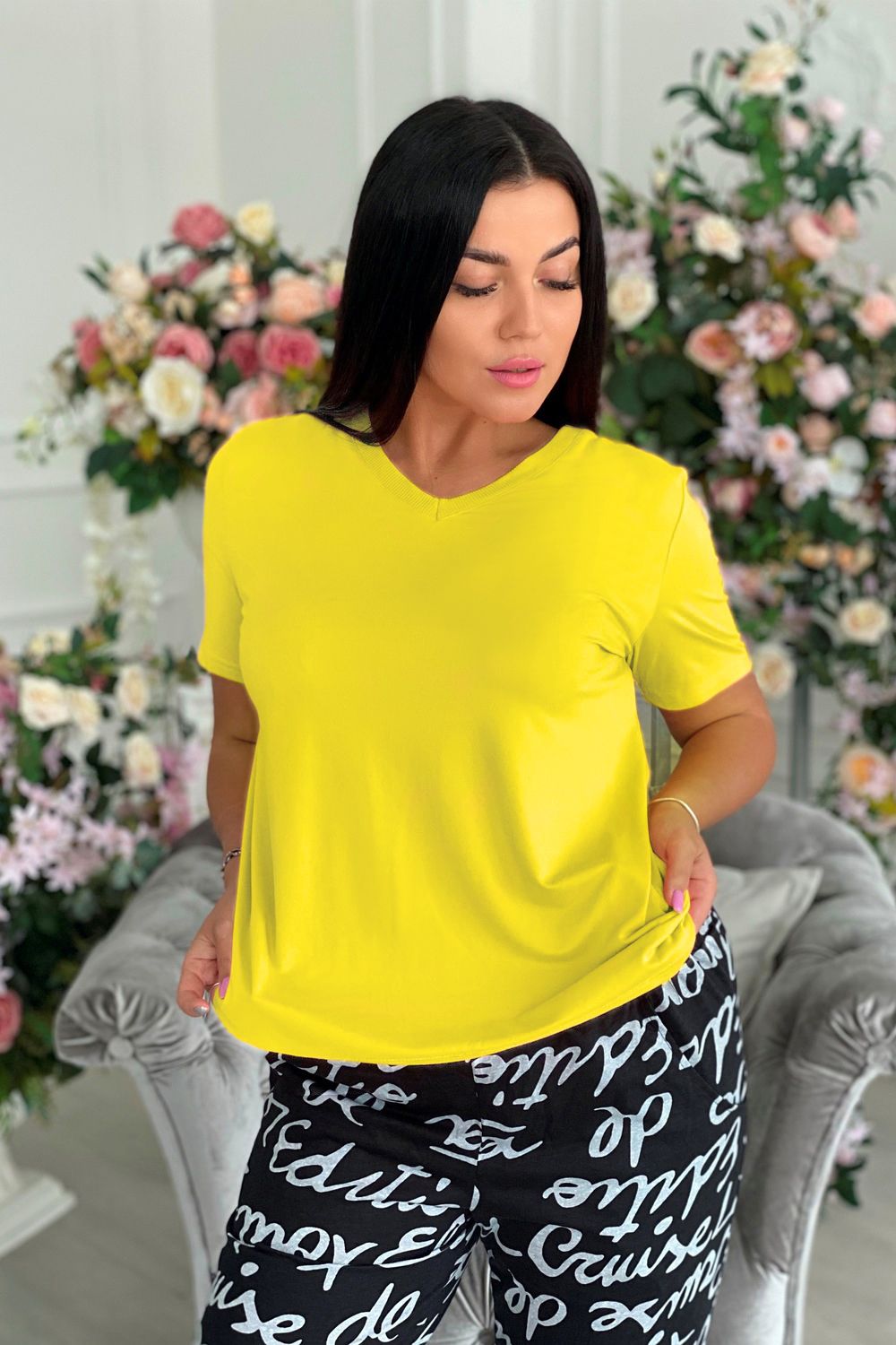 Футболка 9062 - желтый