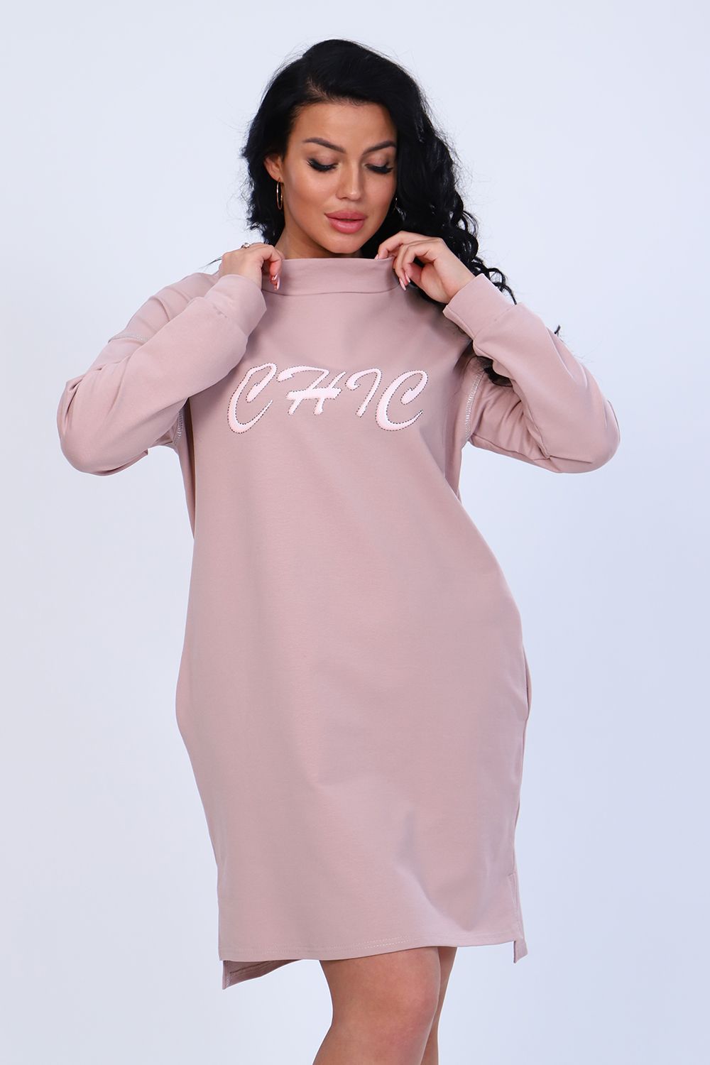 Платье 82015 - пудра