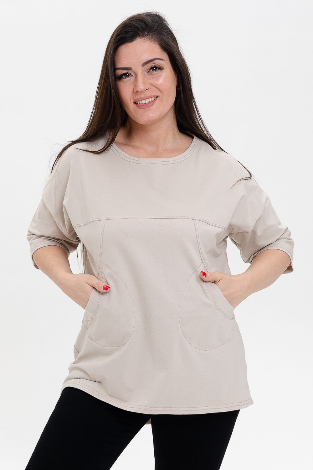 Туника 9178 - бежевый