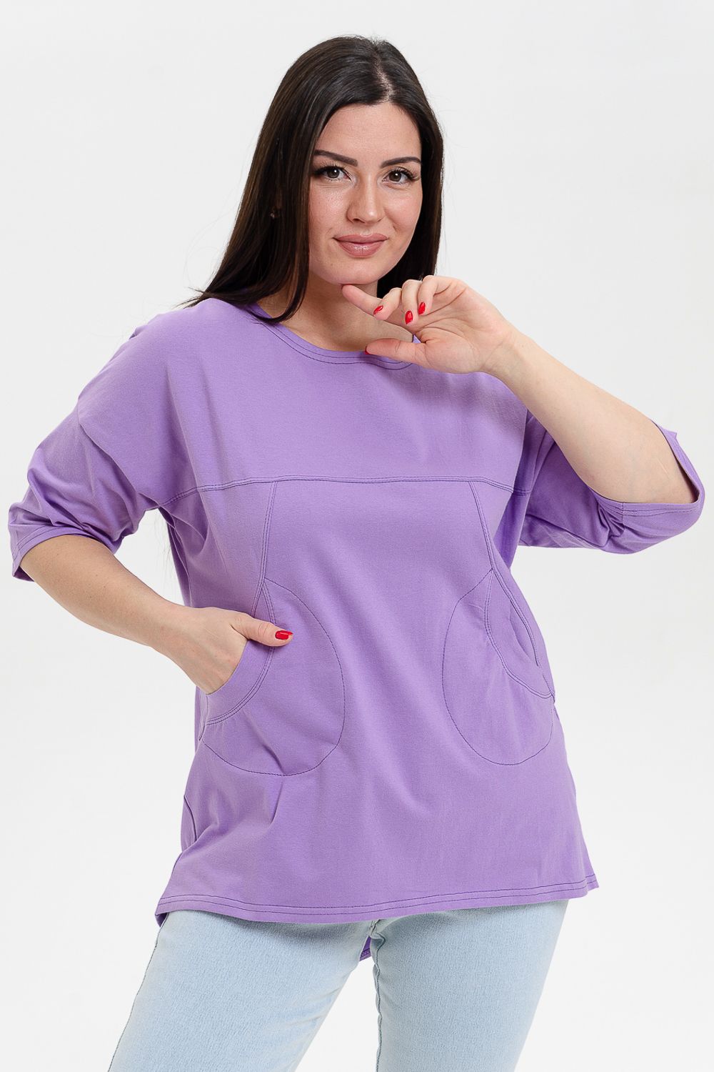 Туника 9178 - сиреневый