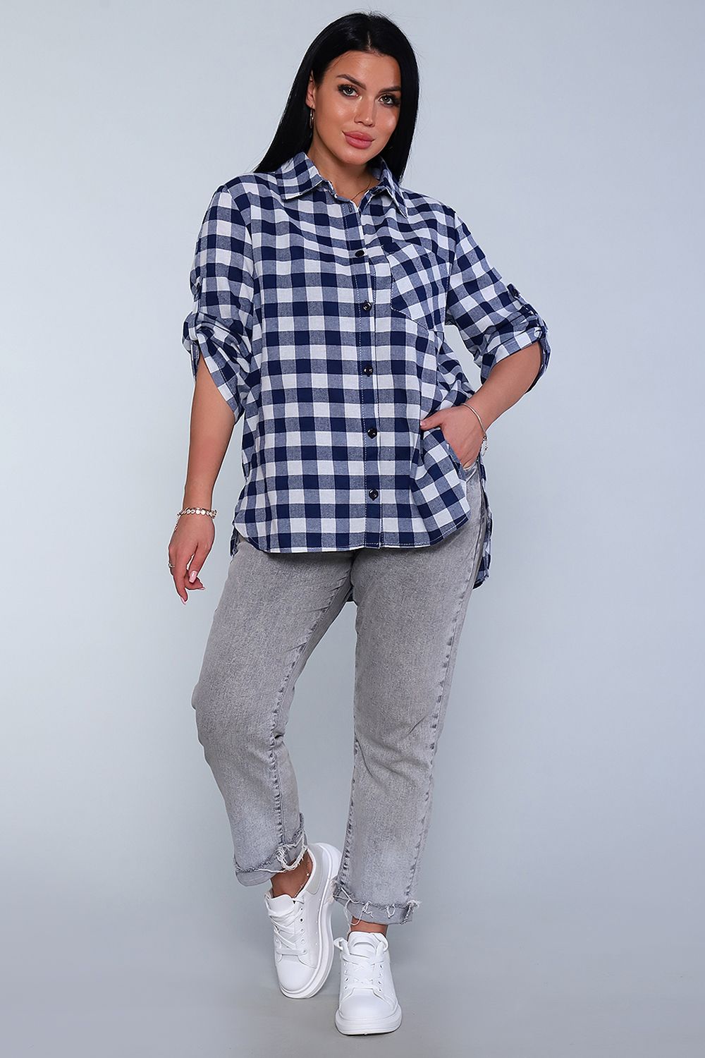 Туника 31709 - синий