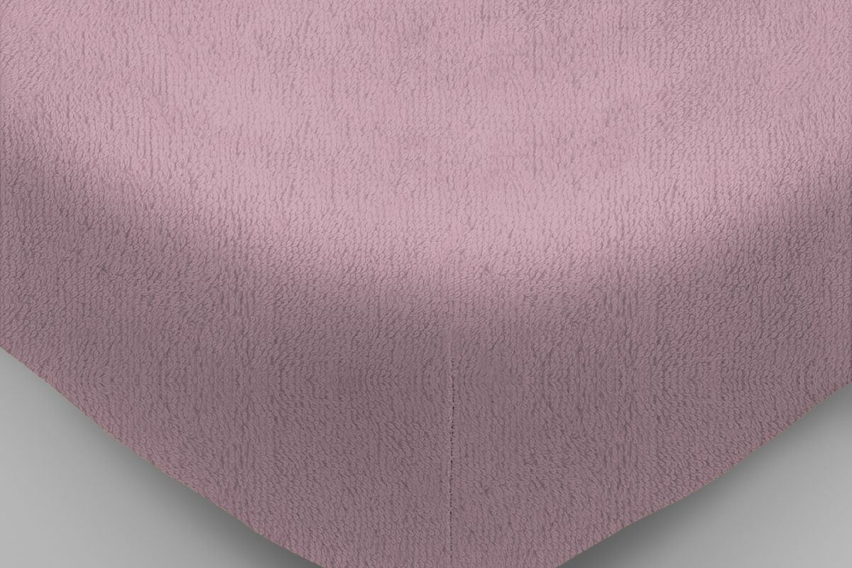 Махровая простынь на резинке - фиолетовый