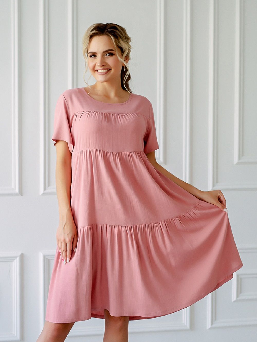 Платье Дебора - розовый