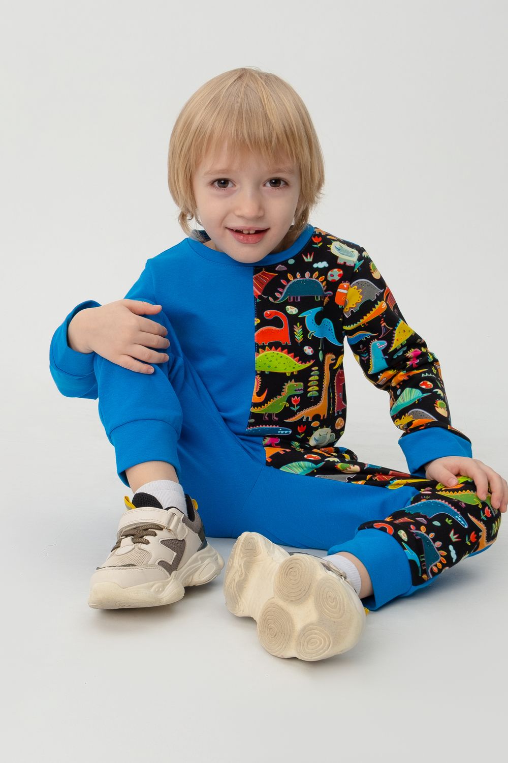 Костюм Дино детский - бирюзовый