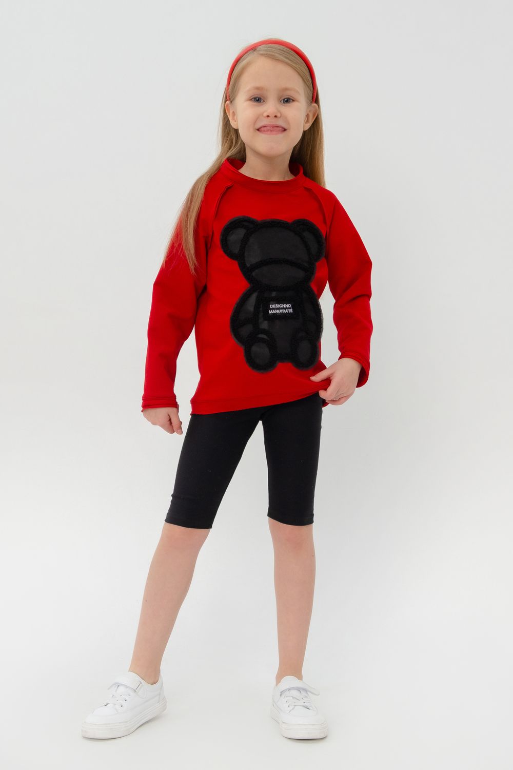 Свитшот Тэдди - бордовый