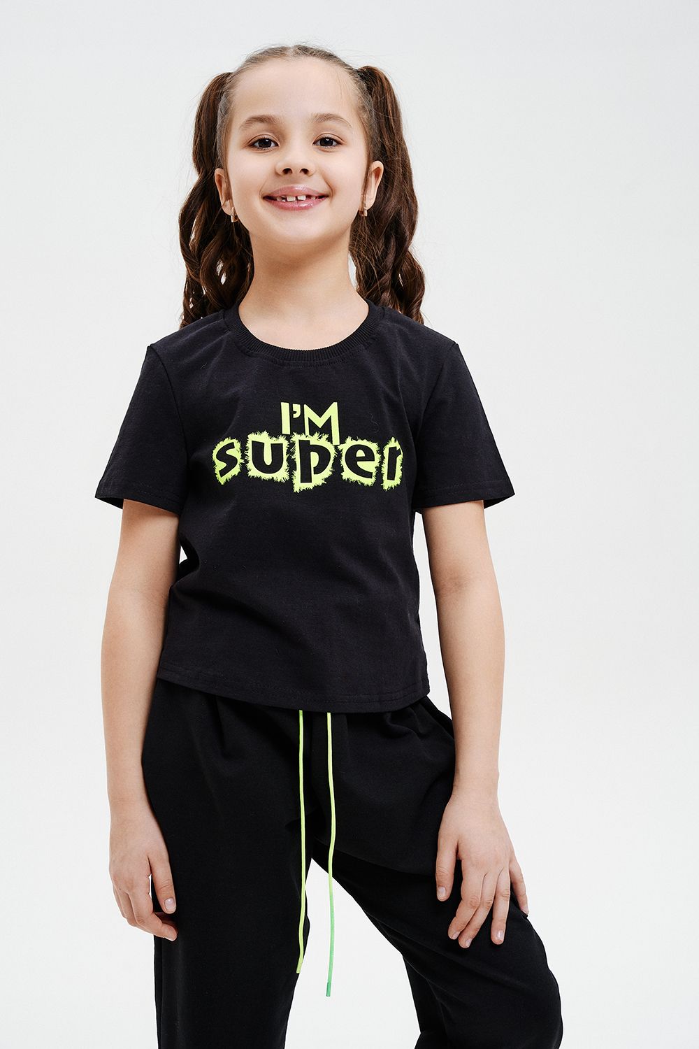 Футболка 67043 детская - черный