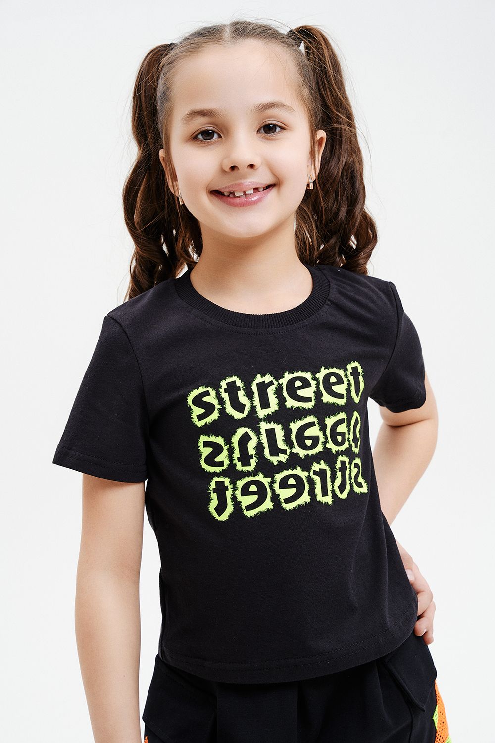 Футболка 67042 детская - черный