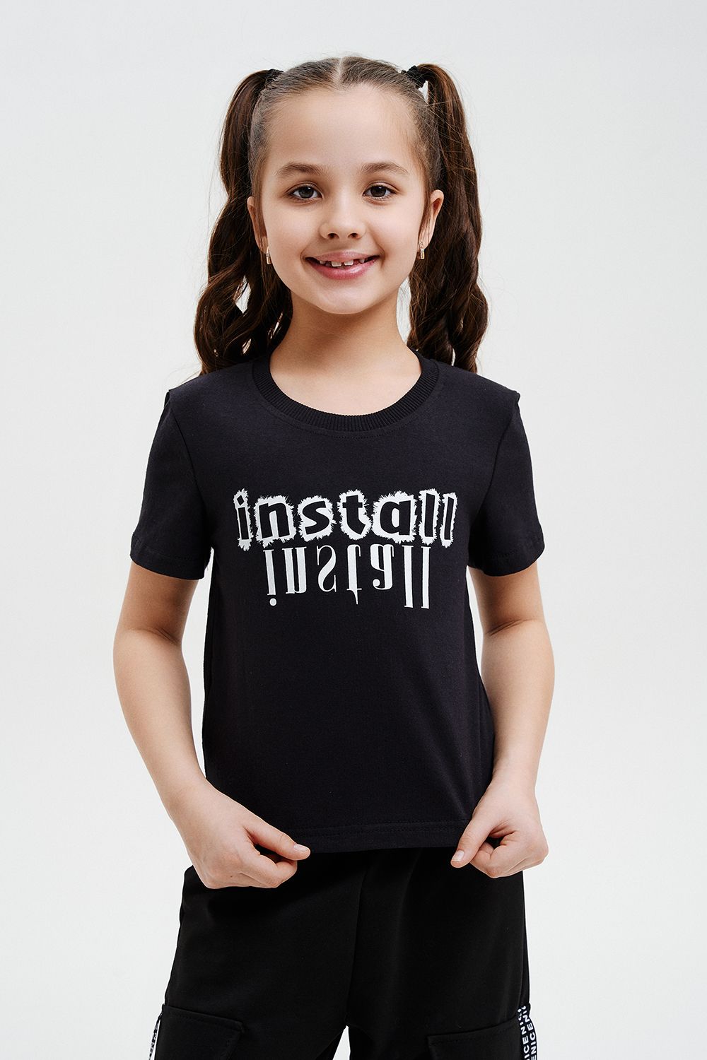 Футболка 67040 детская - черный