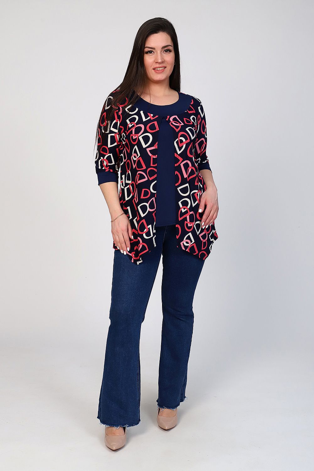 Туника 31516 - буквы