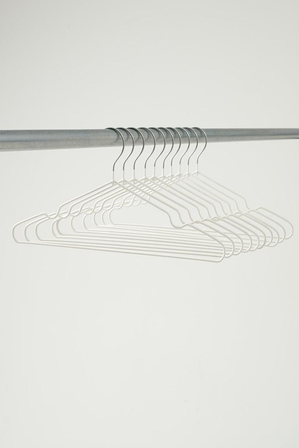Вешалка металлическая 10штук - белый