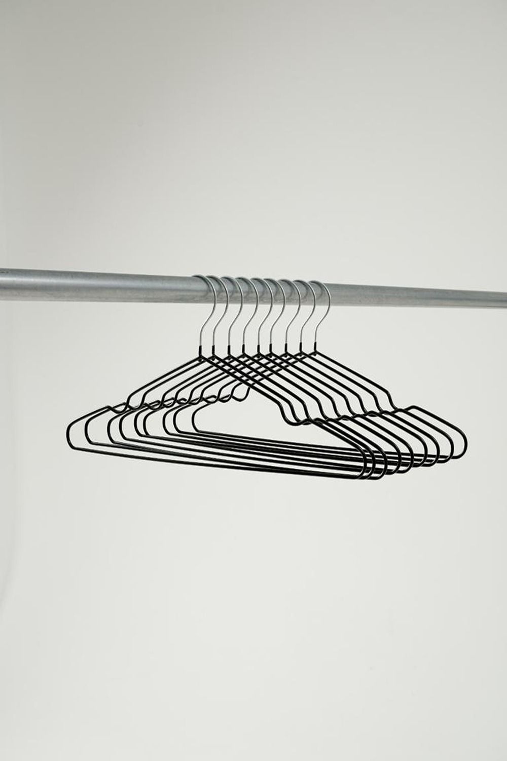 Вешалка металлическая 10штук - черный