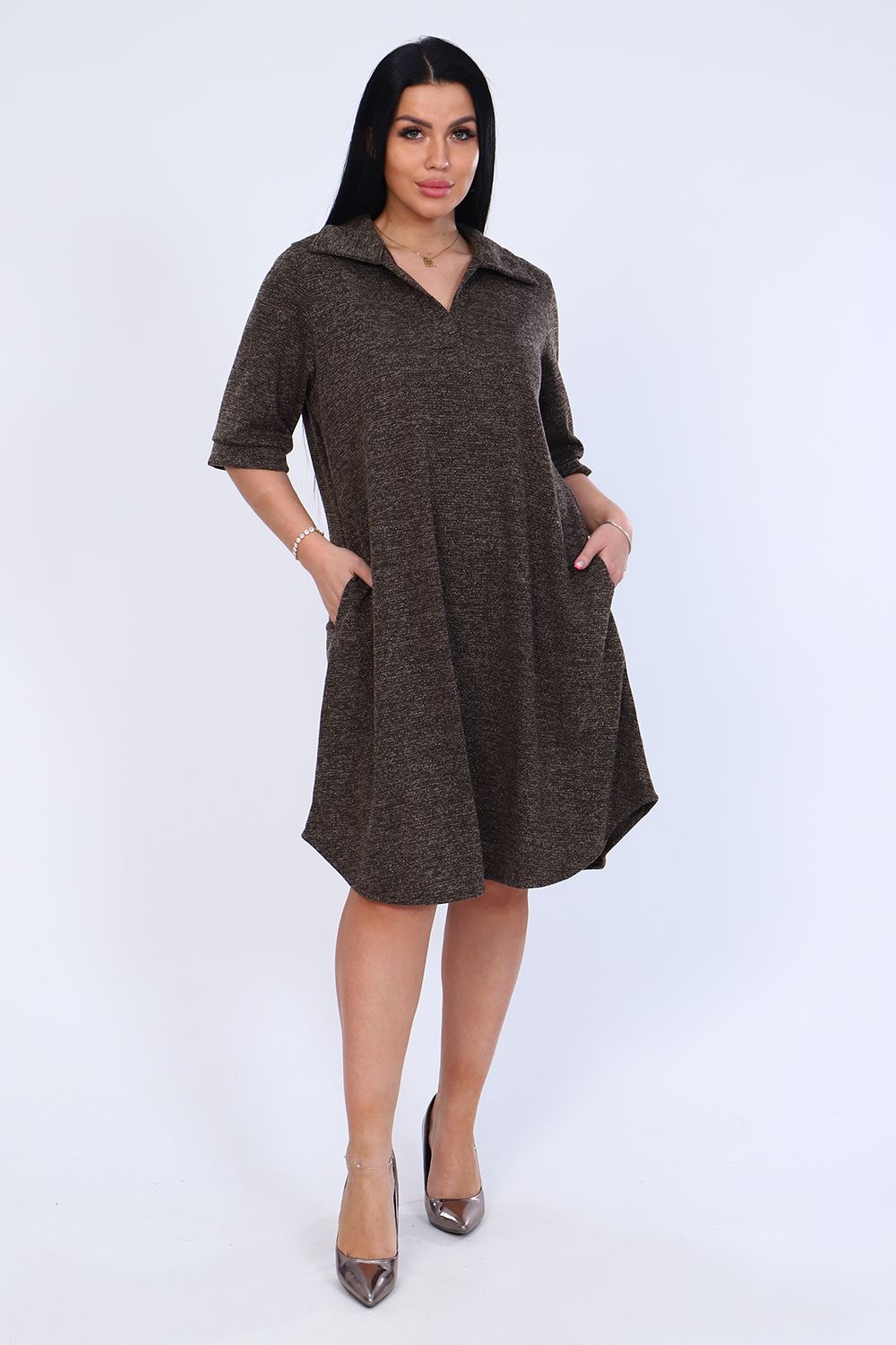 Платье 52266 - шоколад