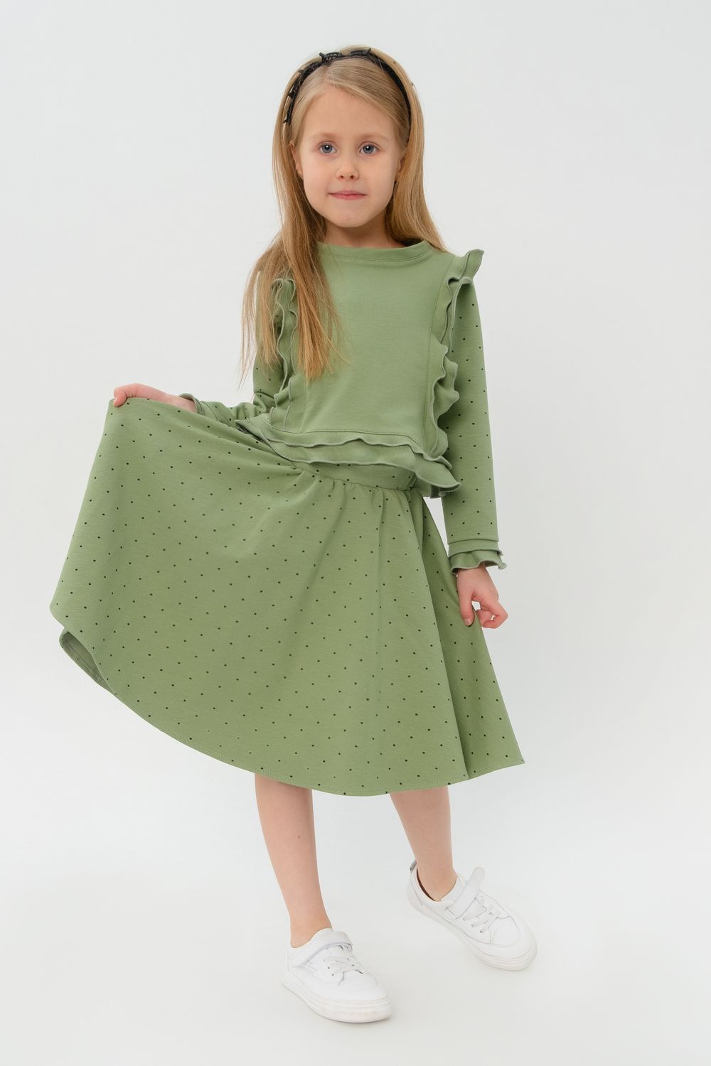 Костюм Виола - фисташковый