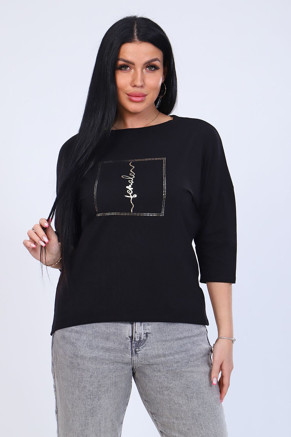 Джемпер 82017 - черный