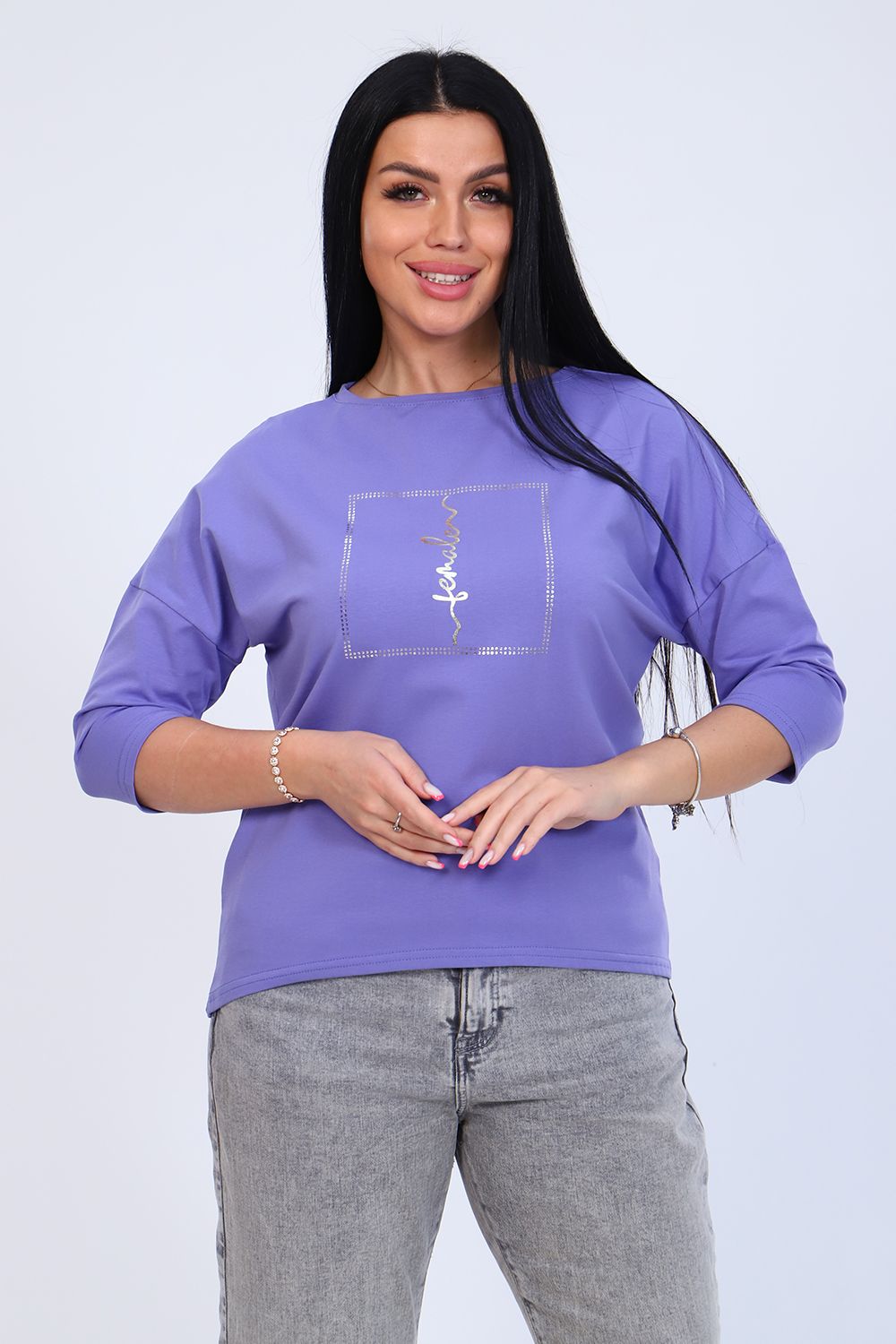 Джемпер 82017 - аметист