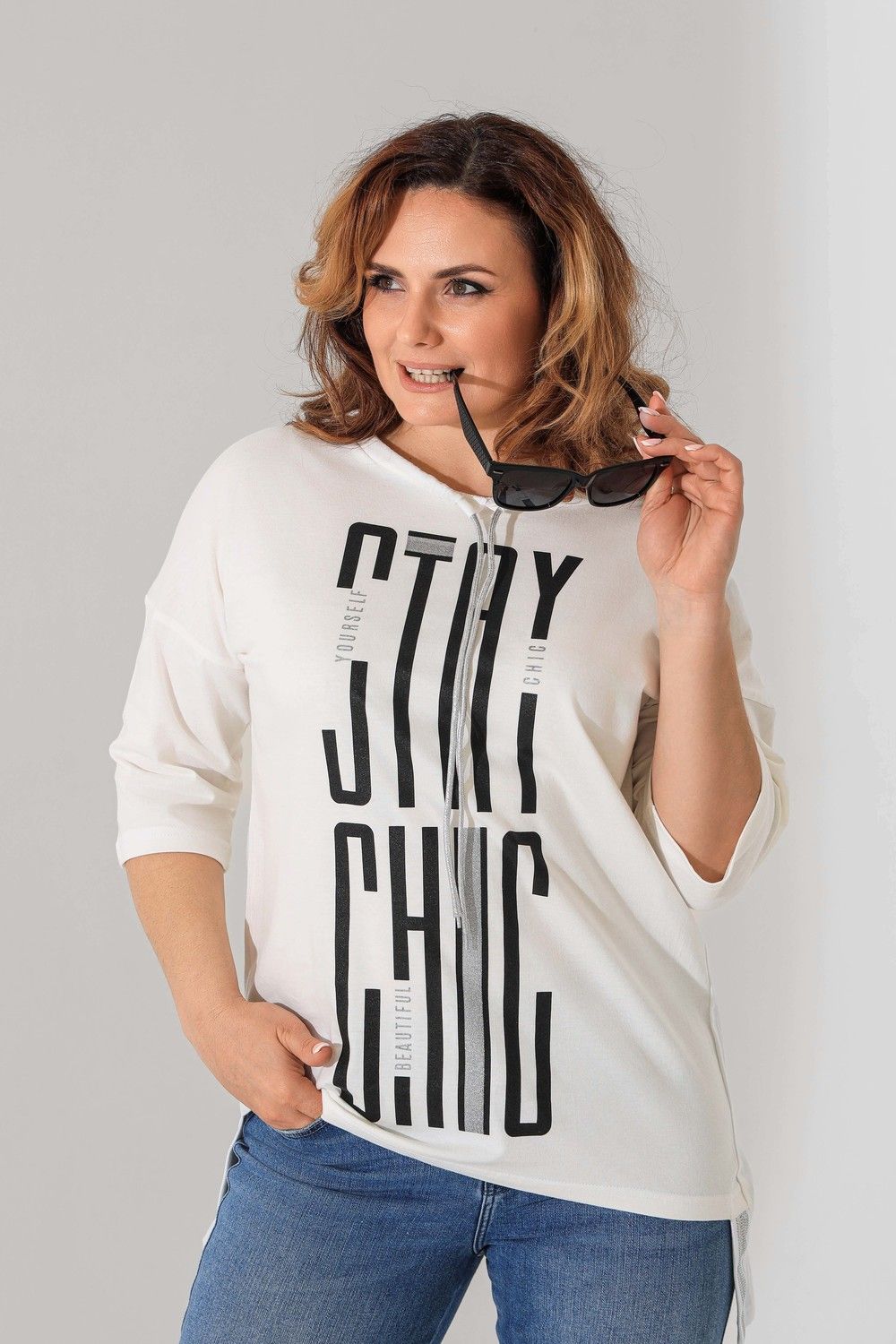 Туника 50541 - молочный