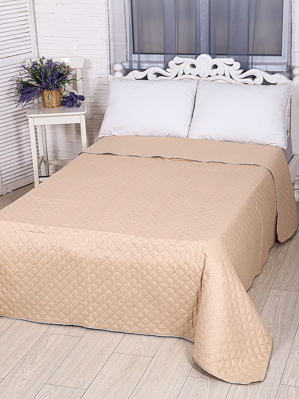 Покрывало плед PW-12-5410 - бежевый