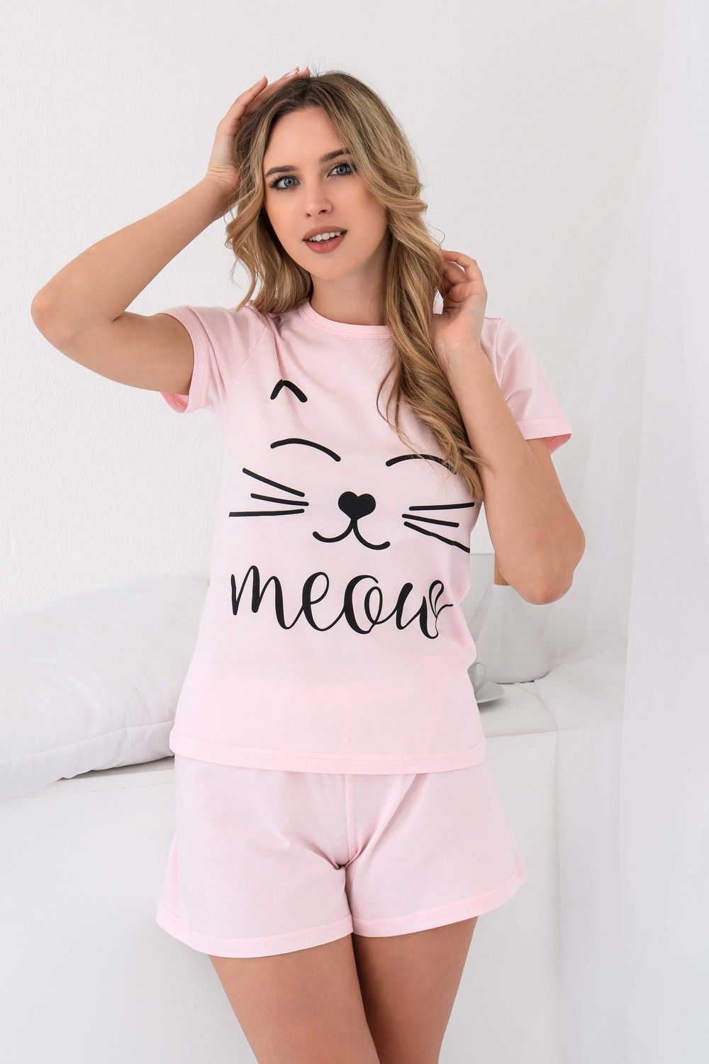 Пижама Мяу - розовый