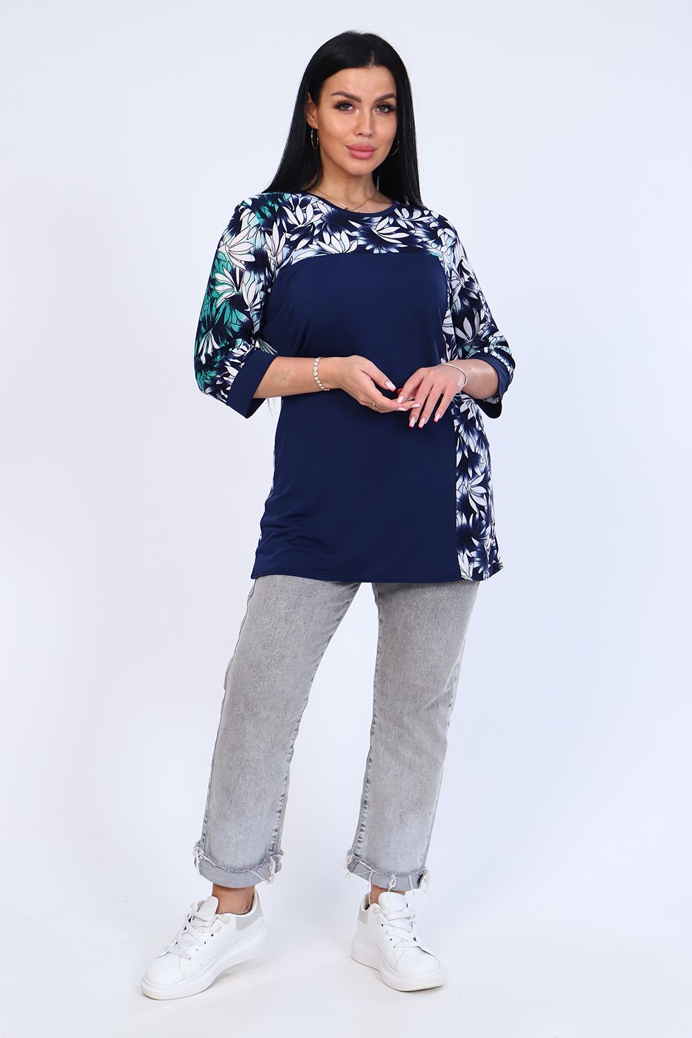 Туника 31726 - синий