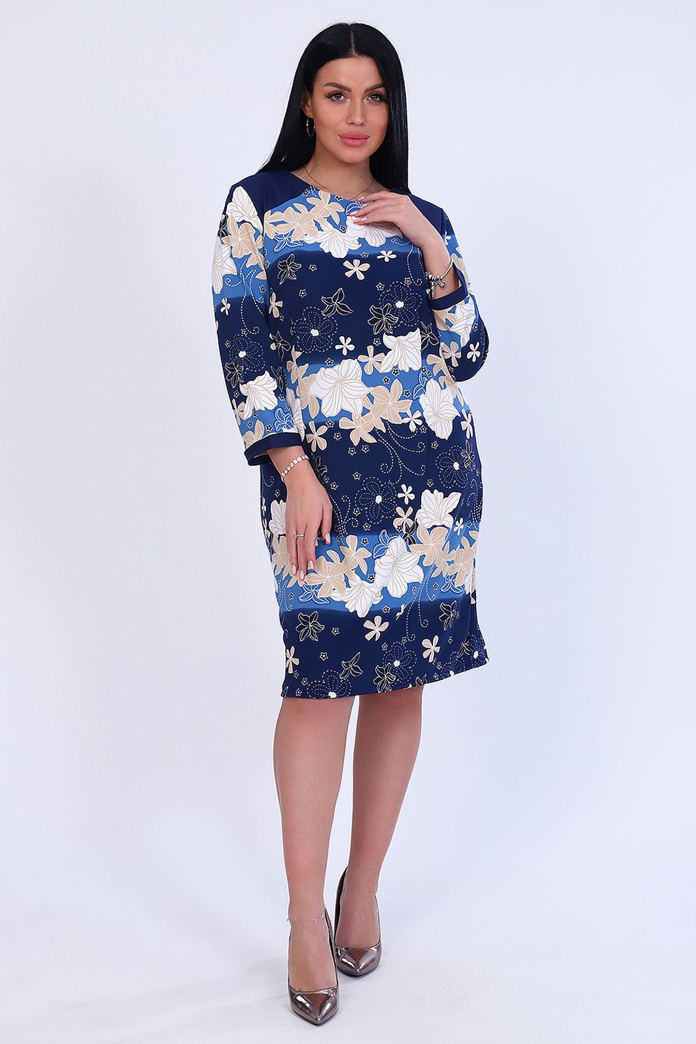 Платье 52268 - голубой