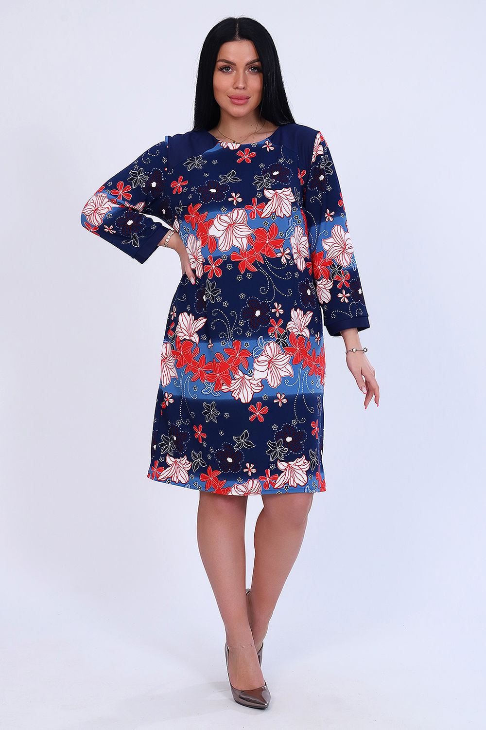 Платье 52268 - красный