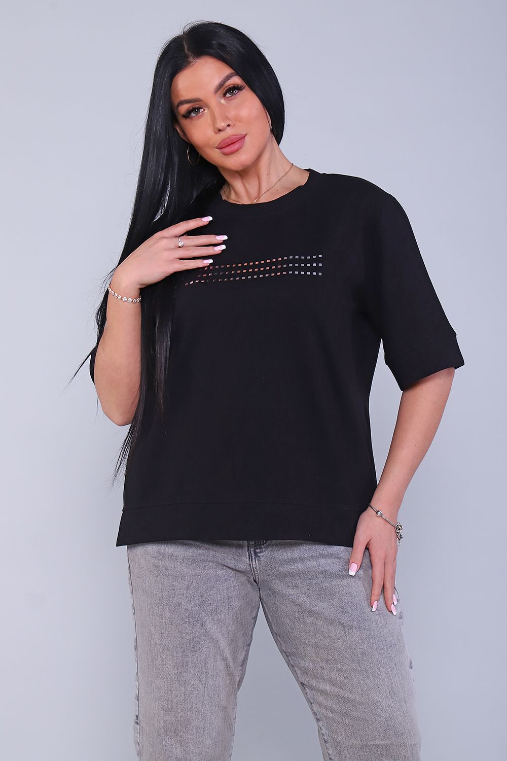 Футболка 82019 - черный