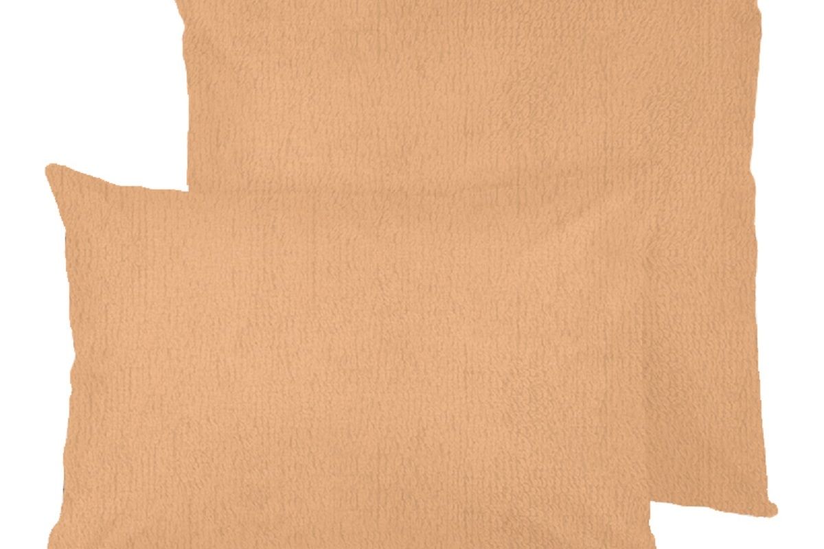 Наволочки махровые на молнии 2шт. - персик