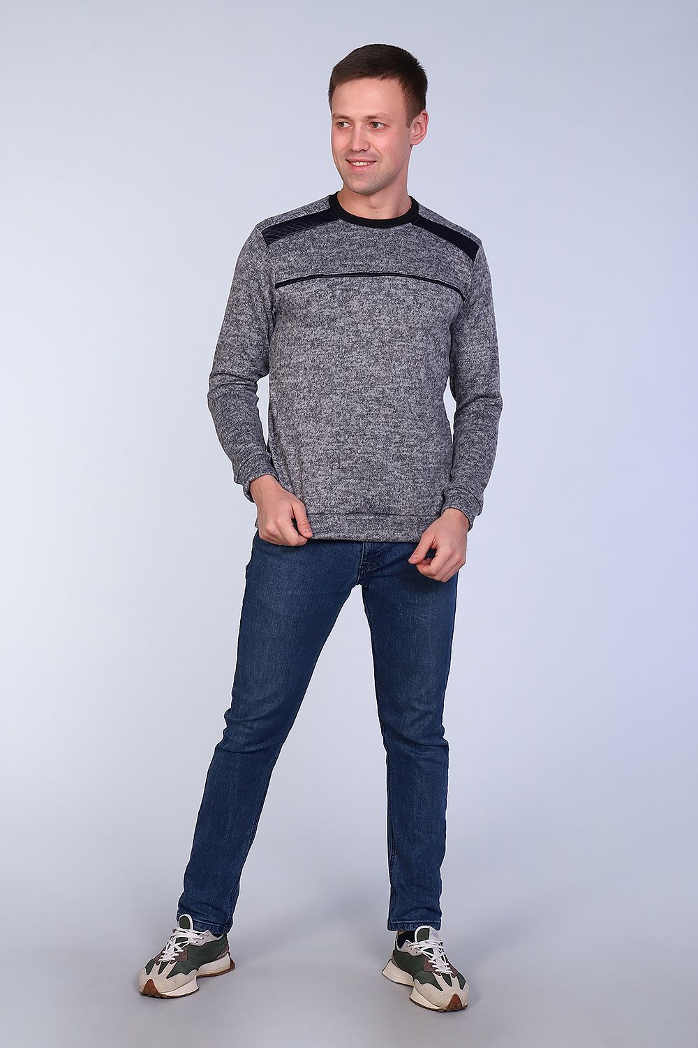 Джемпер 52270 - серый