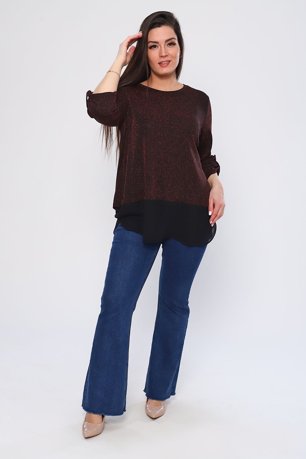 Туника 31722 - красный