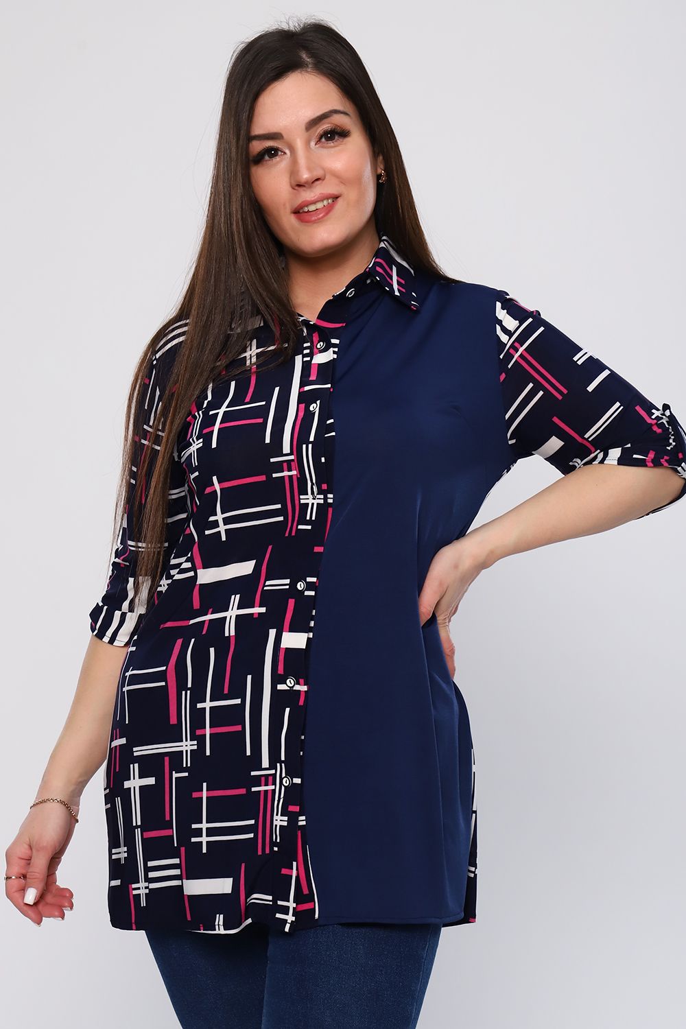 Туника 31694 - синий