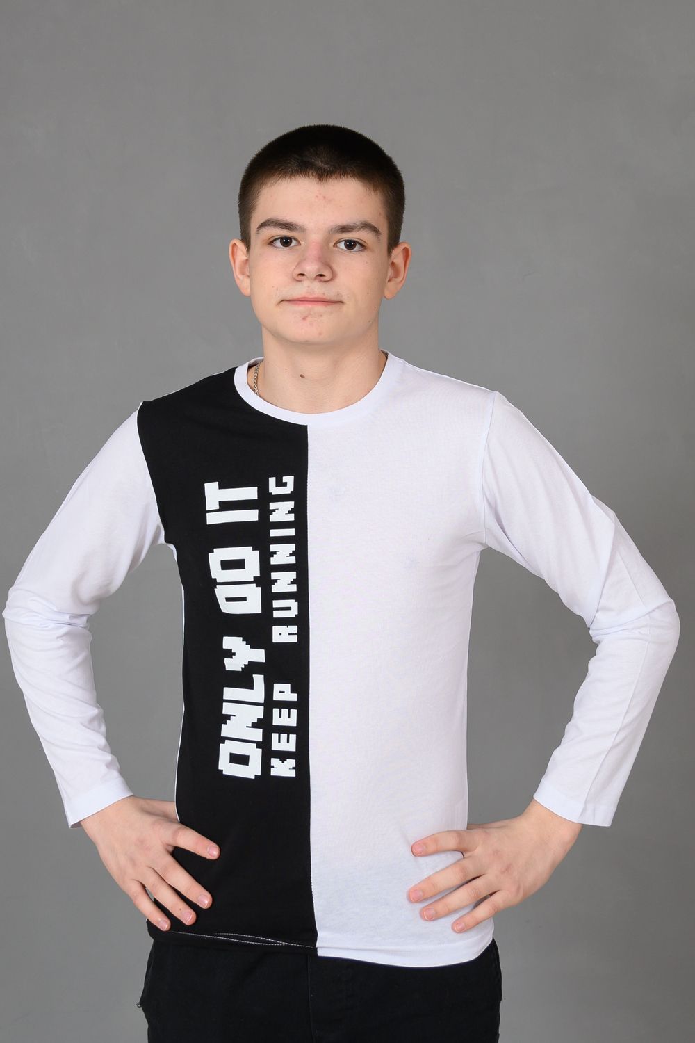 Футболка 83018 подростковая - белый