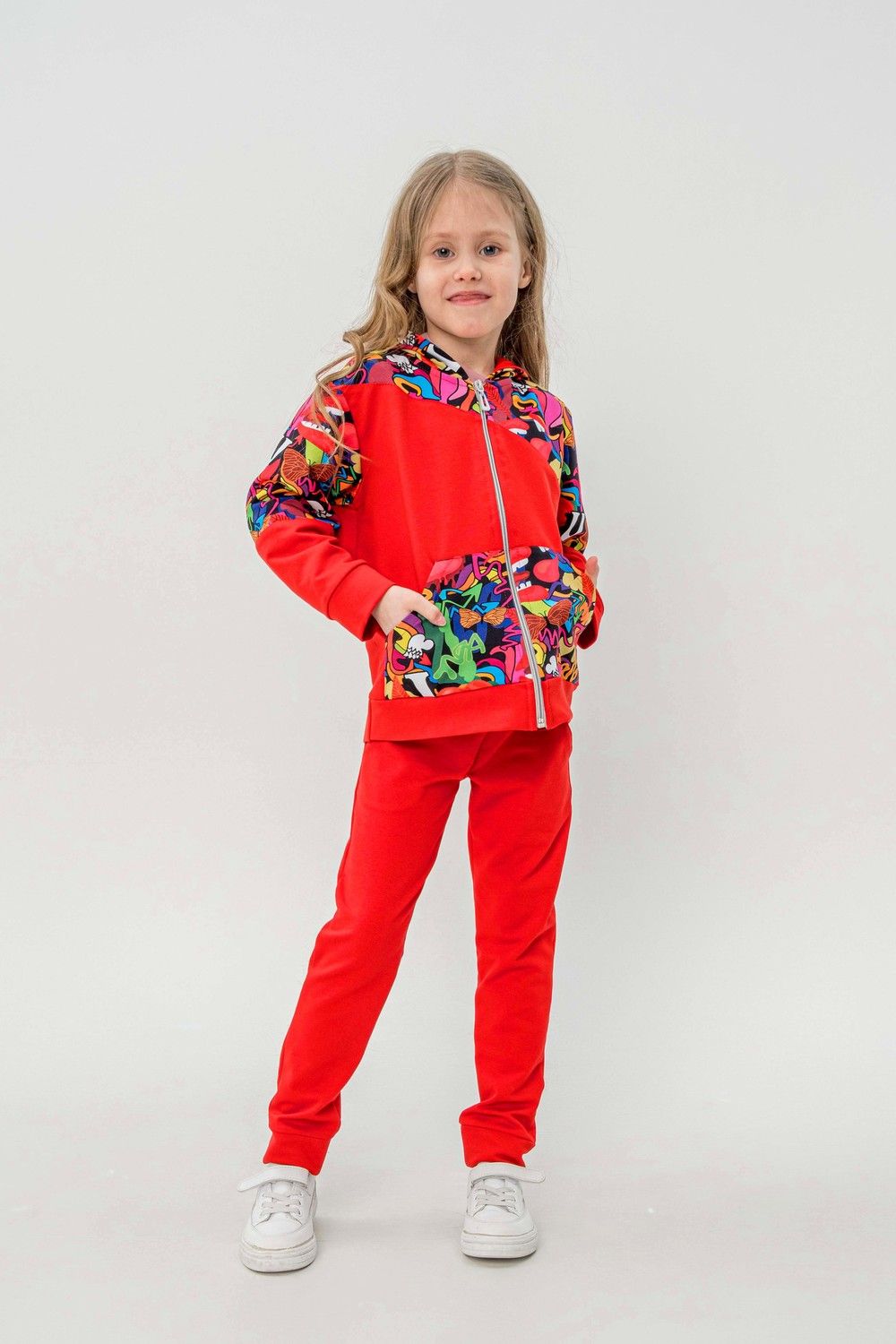 Костюм спортивный Фиджи - красный